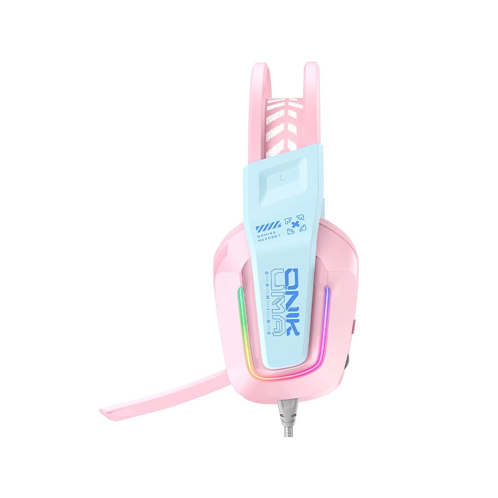 หูฟังเกมมิ่ง Onikuma X13 RGB 3.5mm Pink