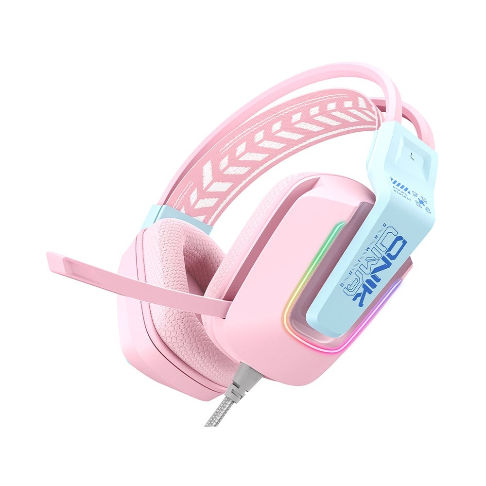 หูฟังเกมมิ่ง Onikuma X13 RGB 3.5mm Pink