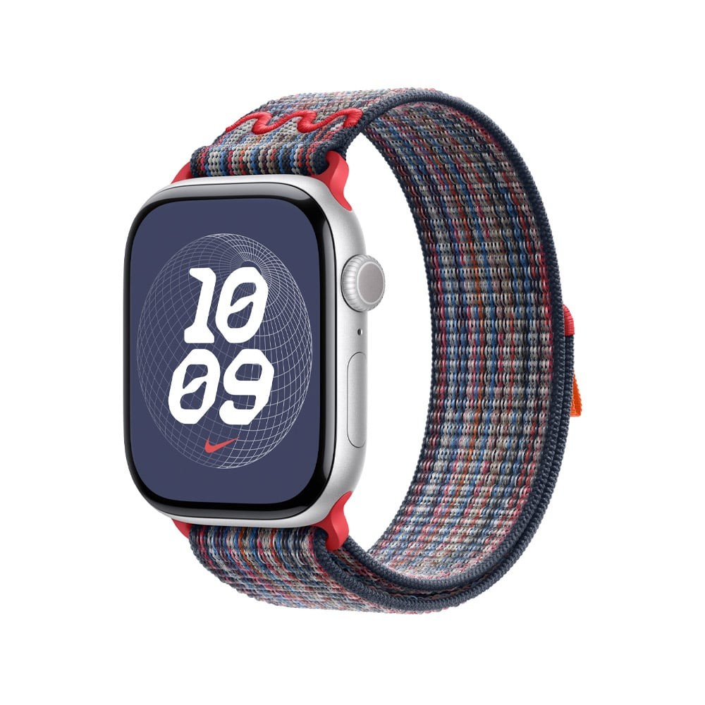 Apple Watch 46mm Blue/Red Nike Sport Loop