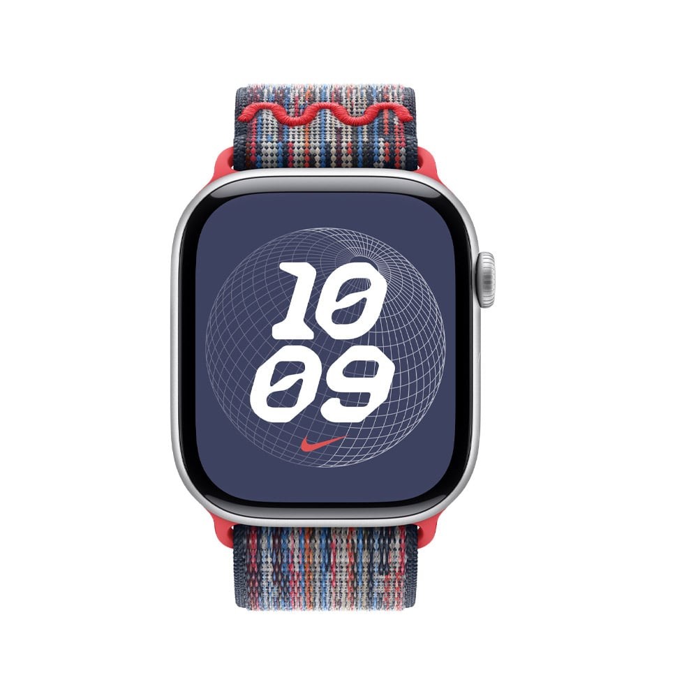 Apple Watch 46mm Blue/Red Nike Sport Loop