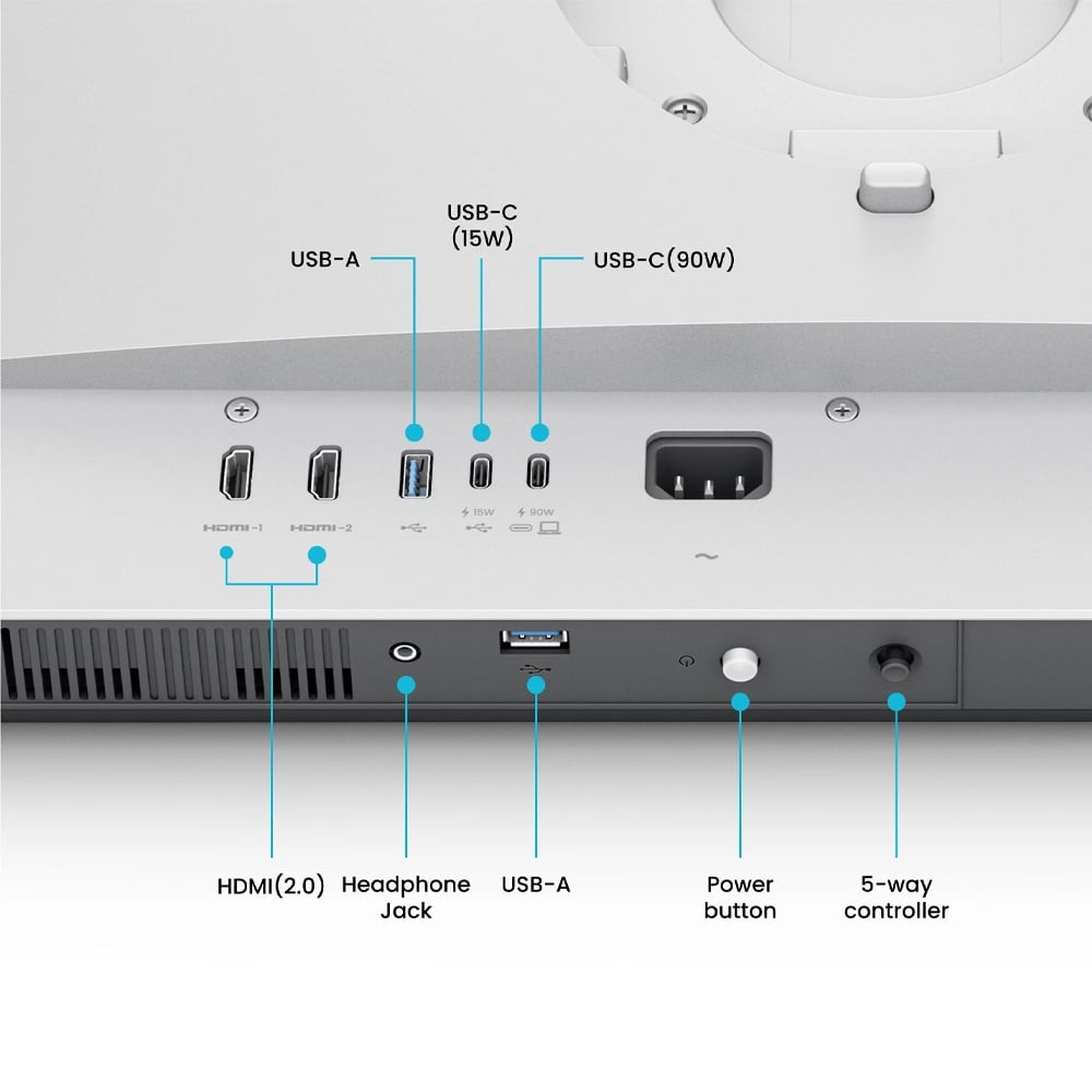 จอมอนิเตอร์ BENQ MA320U (IPS 4K USB-C 90W for Mac)