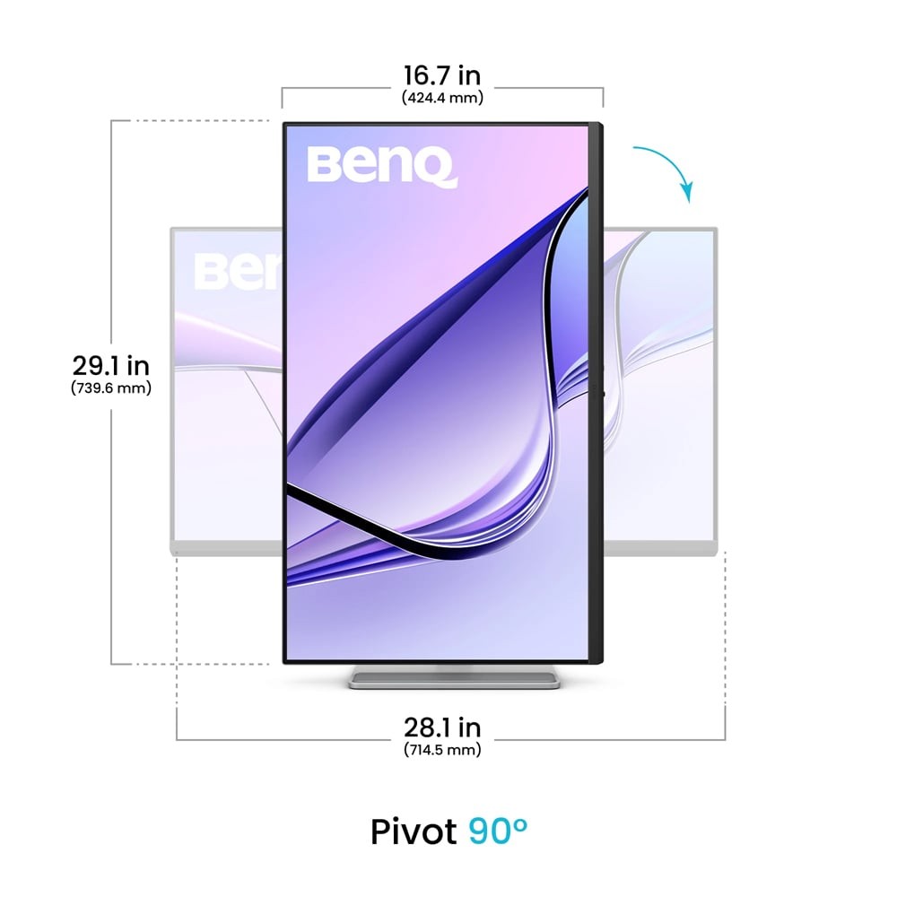 จอมอนิเตอร์ BENQ MA320U (IPS 4K USB-C 90W for Mac)