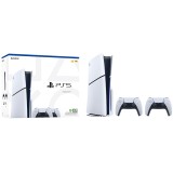 เครื่องเล่นเกม Sony PlayStation 5 Slim Disc Edition Two DualSense Bundle