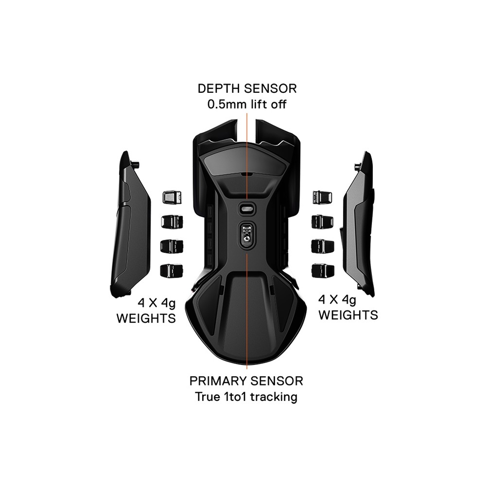 เมาส์เกมมิ่ง SteelSeries Gaming Mouse Rival 600 Black