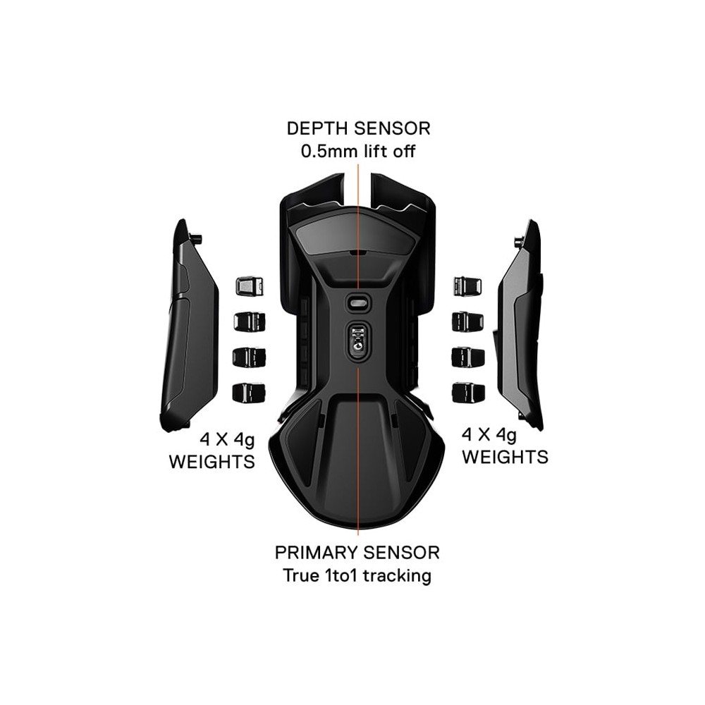 เมาส์เกมมิ่ง SteelSeries Gaming Mouse Rival 600 Black