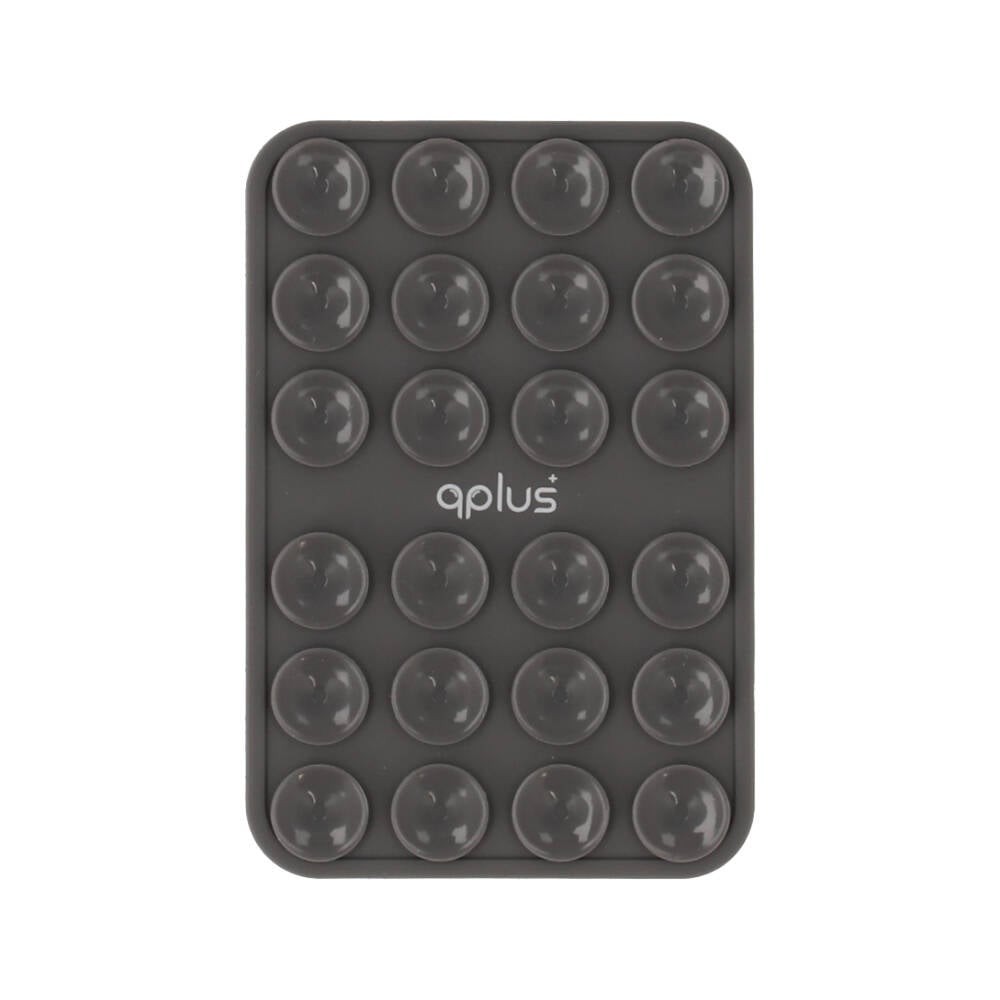 แผ่นแปะโทรศัพท์ QPLUS Silicon Suction Phone Gray