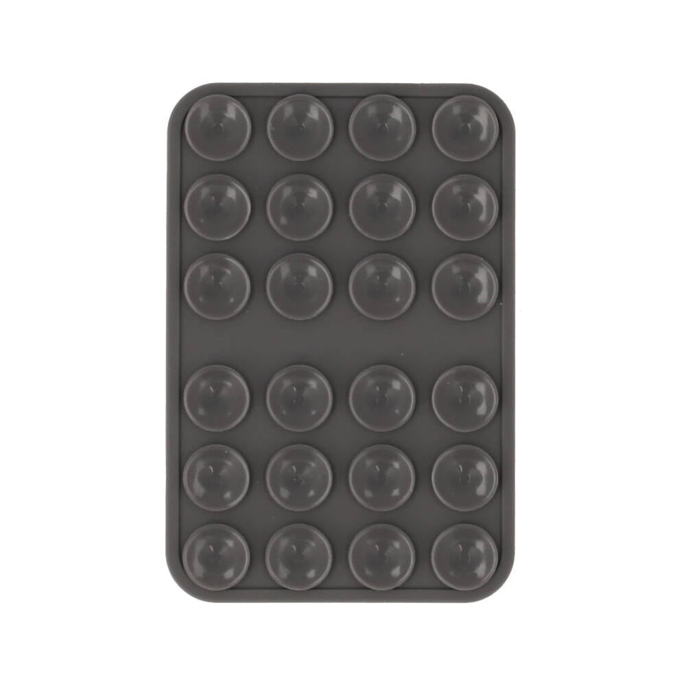 แผ่นแปะโทรศัพท์ QPLUS Silicon Suction Phone Gray