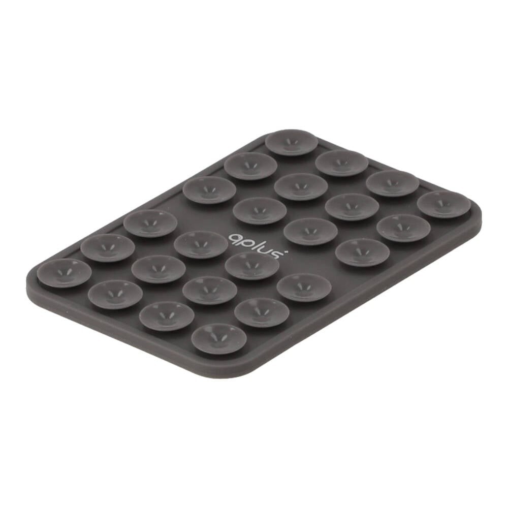 แผ่นแปะโทรศัพท์ QPLUS Silicon Suction Phone Gray