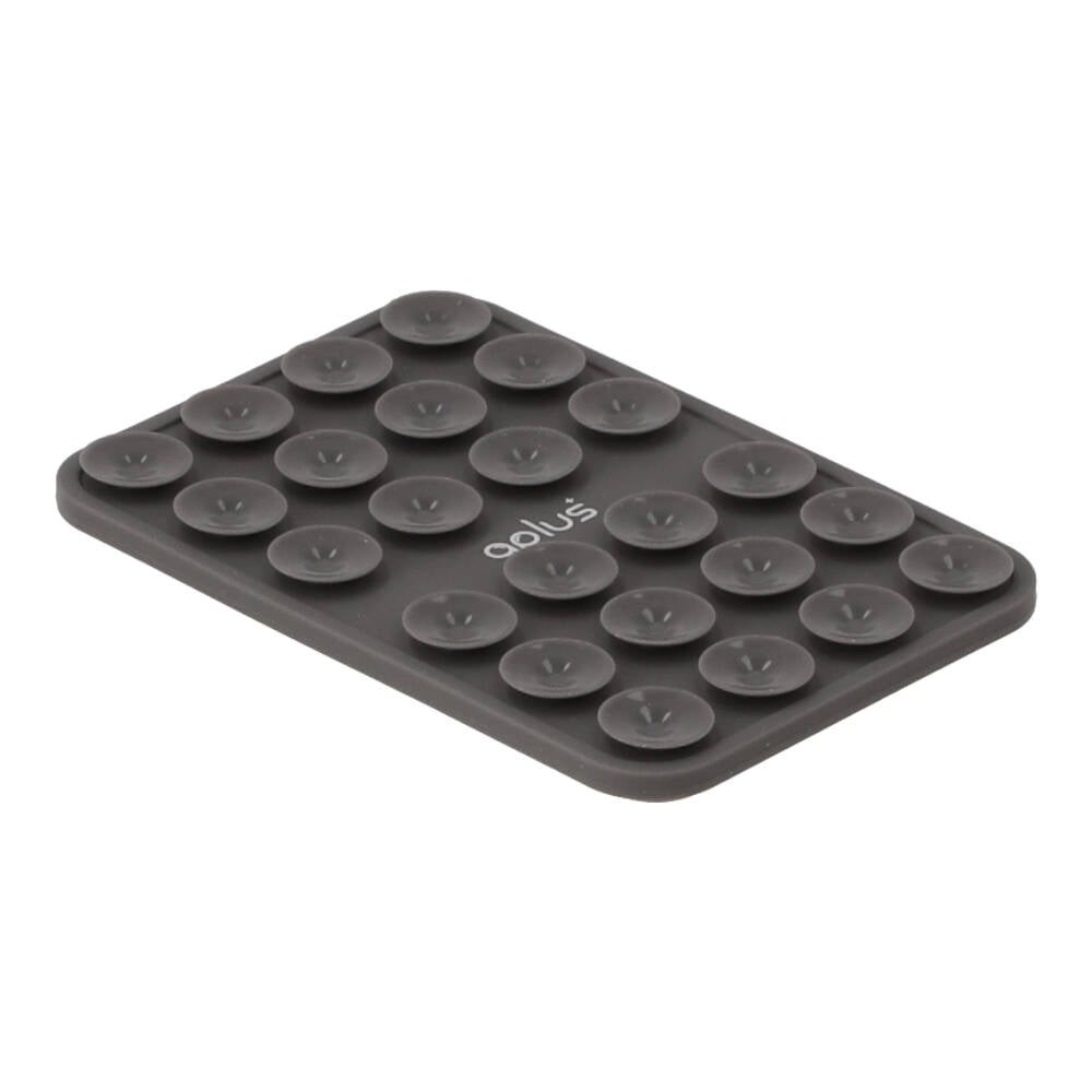 แผ่นแปะโทรศัพท์ QPLUS Silicon Suction Phone Gray