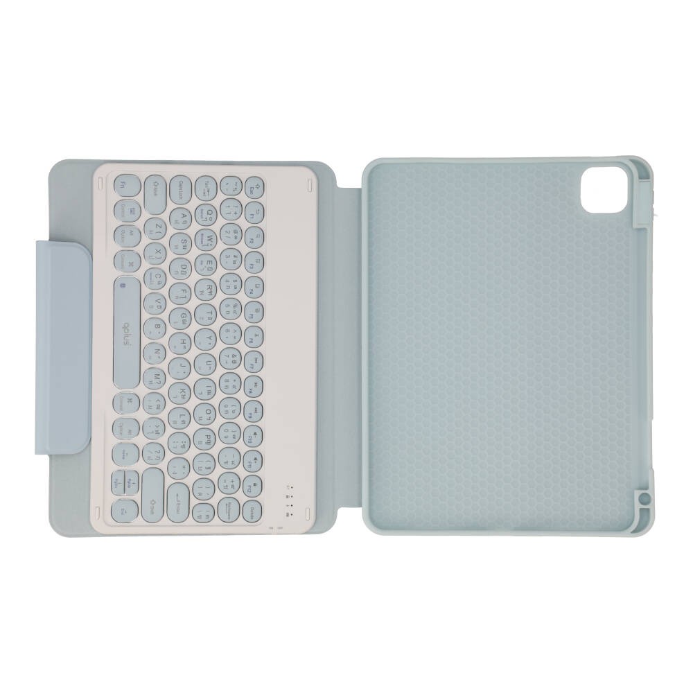 เคสคีย์บอร์ด QPLUS iPad Air 11" M3 (2025)/iPad Air 11" M2 Blue