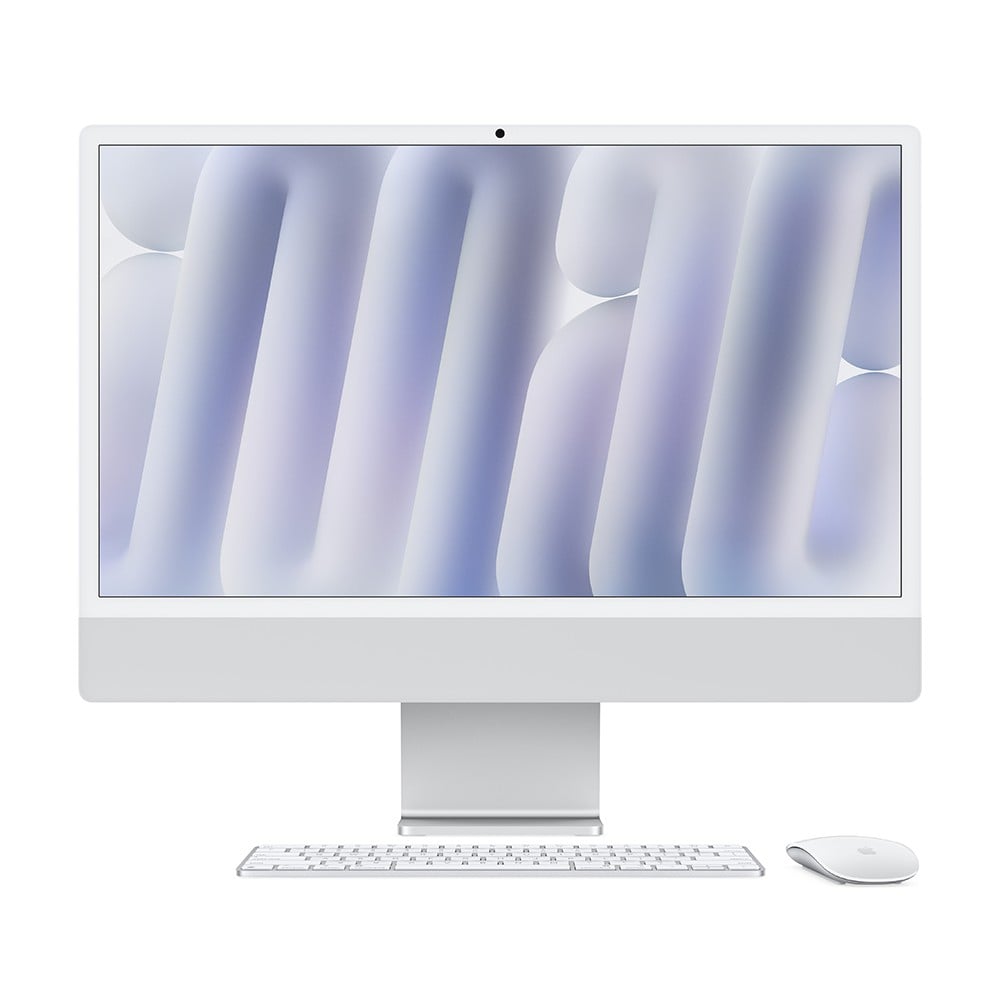 iMac 24" with Retina 4.5K display/M4 chip/8C CPU/8C GPU/16GB/256GB Silver (2024)