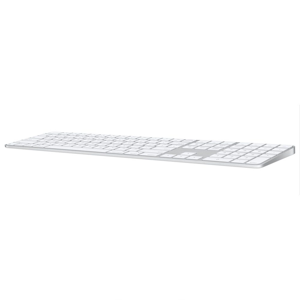 Apple Magic Keyboard with Touch ID and Numeric Keypad for Mac models with Apple silicon (USB-C) - US English - White Keys