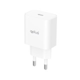 อะแดปเตอร์ QPLUS Wall USB Charger 1 USB-C (PD20W) White (AP-21) (TISI)