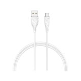 สายชาร์จ QPLUS USB-A to USB-C Cable 3A 1M. White (T3)
