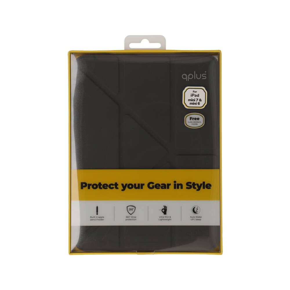 เคส QPLUS iPad Mini7/6 (2024) Trifold - Gray
