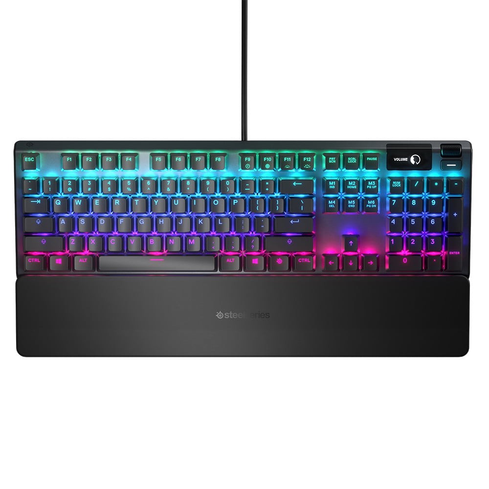 คีย์บอร์ดเกมมิ่ง SteelSeries Gaming Keyboard Mechanical Apex 5 Black