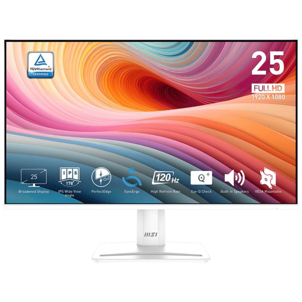 จอมอนิเตอร์ MSI PRO MP251W E2 (IPS 120Hz 1ms, SPK)