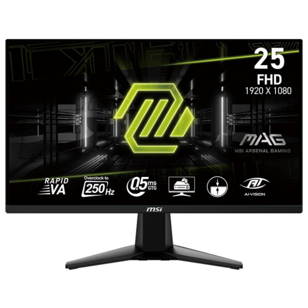 จอมอนิเตอร์ MSI MAG 255XFV Gaming Monitor (Rapid VA  250Hz(OC) 0.5ms)