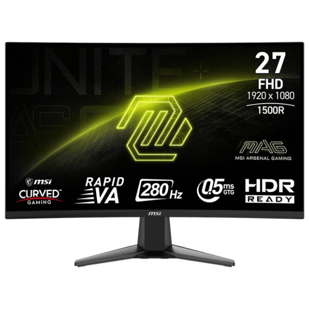 จอมอนิเตอร์ MSI MAG 276CXF Gaming Monitor (Rapid VA 280Hz 0.5ms Curved 1500R)