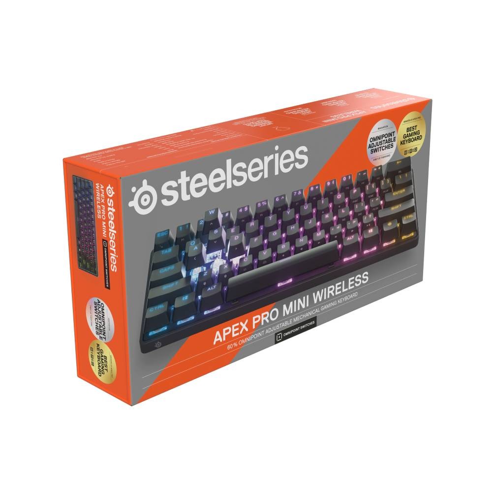คีย์บอร์ดเกมมิ่ง SteelSeries Apex Pro Mini Omnipoint Wireless Keyboard US