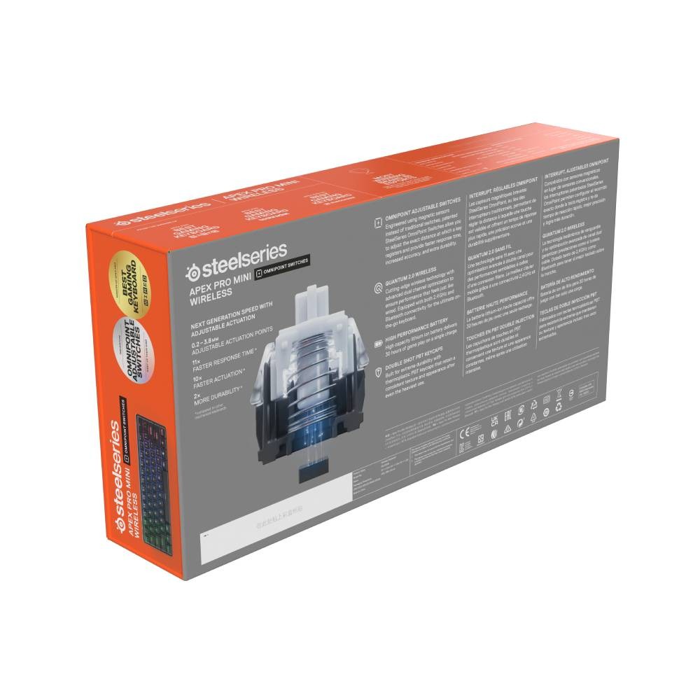 คีย์บอร์ดเกมมิ่ง SteelSeries Apex Pro Mini Omnipoint Wireless Keyboard US