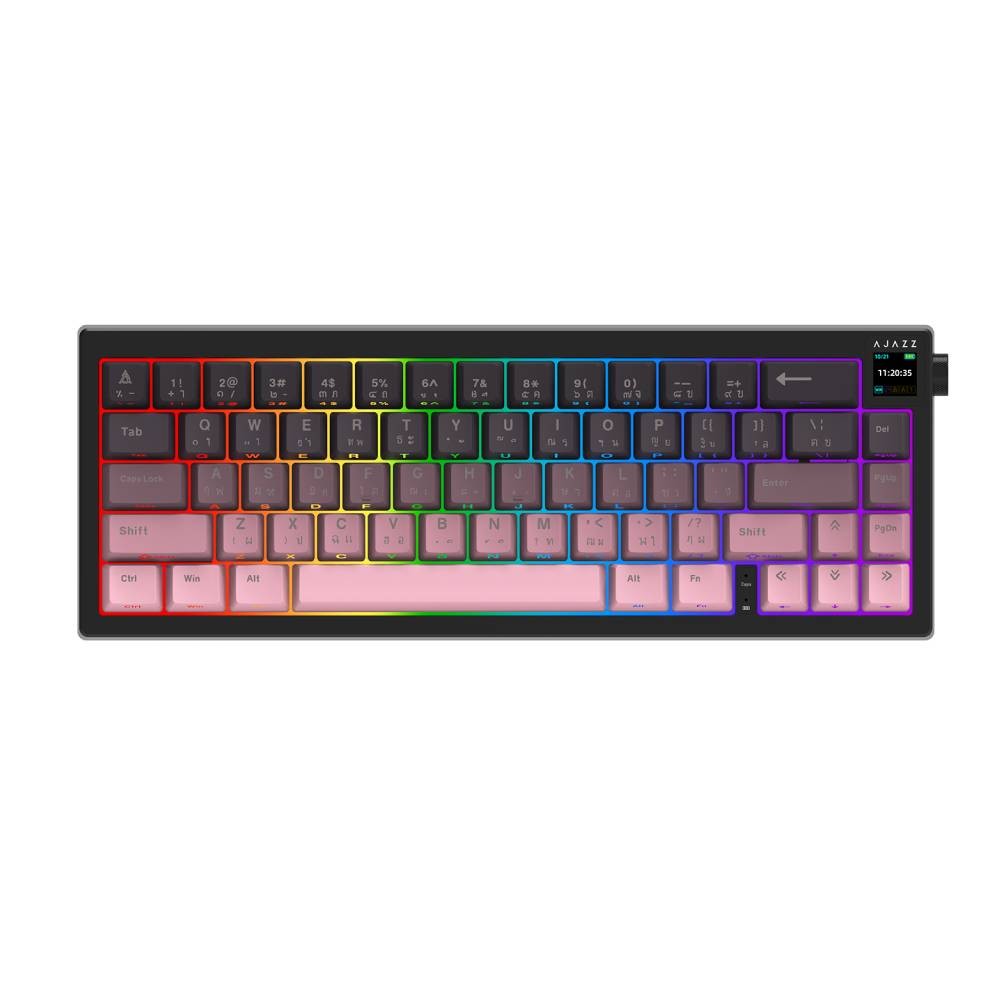 คีย์บอร์ดเกมมิ่ง Ajazz AK650 Gradient BlackBerry