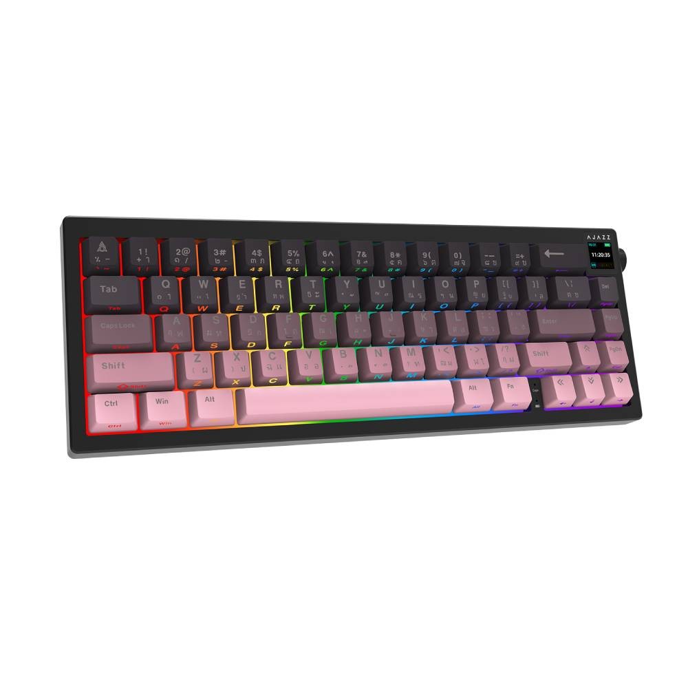 คีย์บอร์ดเกมมิ่ง Ajazz AK650 Gradient BlackBerry