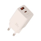 อะแดปเตอร์ TITANV Wall USB Charger 1 USB-A (QC3.0A) / 1 USB-C (PD20W) White (TI-WC01) (TISI)
