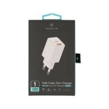 อะแดปเตอร์ TITANV Wall USB Charger 1 USB-A (QC3.0A) / 1 USB-C (PD20W) White (TI-WC01) (TISI)