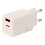 อะแดปเตอร์ TITANV Wall Charger 1 USB-A / 1 USB-C 33W GaN TI-WC04 White