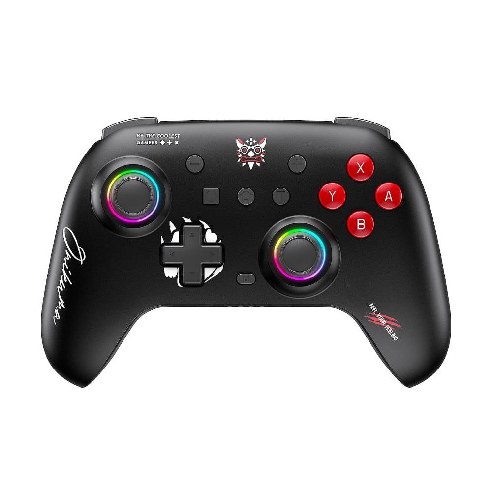 จอยคอนโทลเลอร์ Onikuma Gaming Controller Wireless Iruka Black