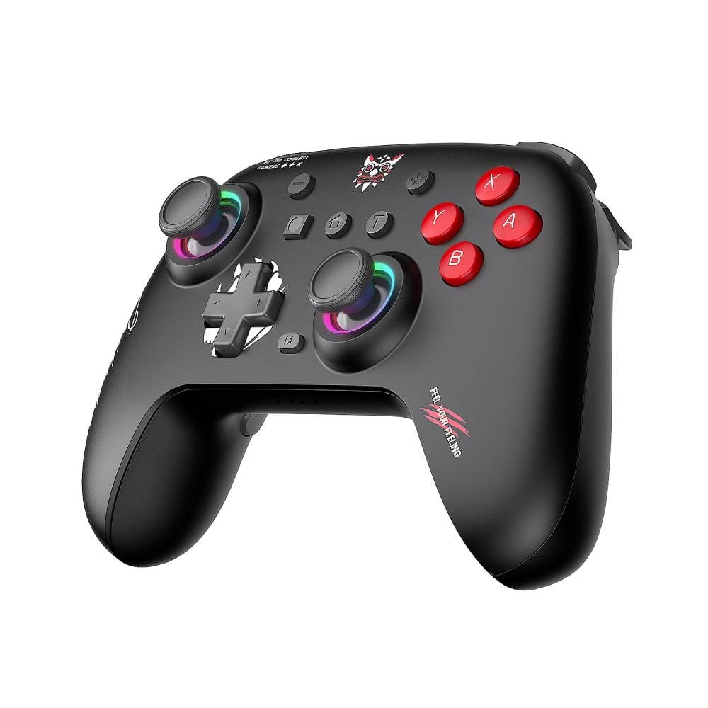 จอยคอนโทลเลอร์ Onikuma Gaming Controller Wireless Iruka Black