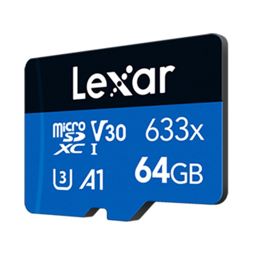 เมมโมรี่การ์ด Lexar MicroSDHC 64GB High Performance BL 633x Global