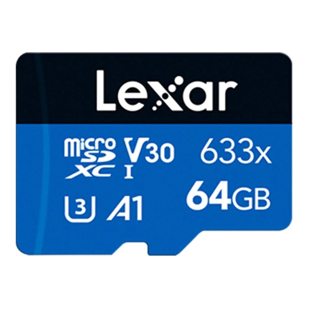 เมมโมรี่การ์ด Lexar MicroSDHC 64GB High Performance BL 633x Global