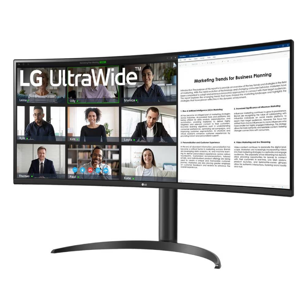 จอมอนิเตอร์ LG 34WR50QK-B (VA 2K 100Hz Curved)