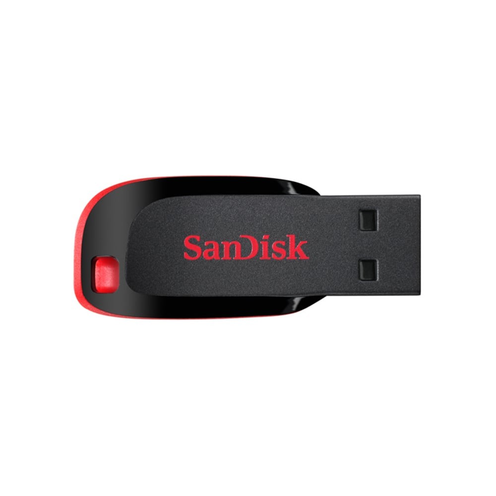แฟลชไดร์ฟ SanDisk USB Drive2.0 Cruzer Blade 64GB (SDCZ50_064G_B35)