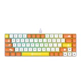 คีย์บอร์ดเกมมิ่ง Neolution E-Sport Mechanical Galactus Orange/White - Blue Switch
