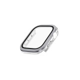 Uniq เคส Apple Watch Series 10 (46mm) Voute Tempered Glass Screen - Silver