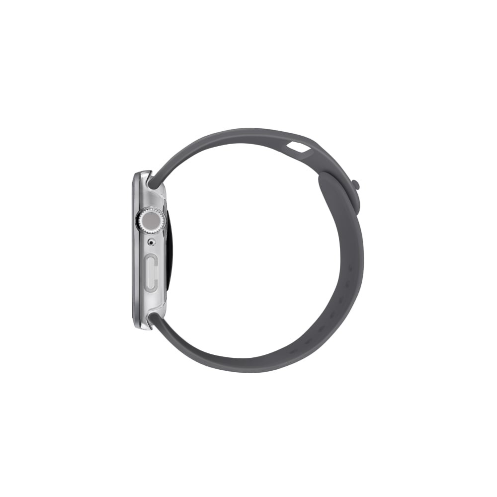 Uniq เคส Apple Watch Series 10 (46mm) Voute Tempered Glass Screen - Silver