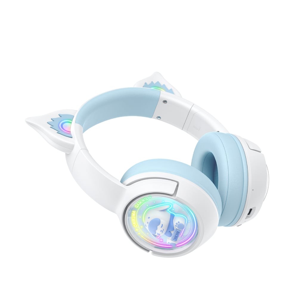 หูฟังเกมมิ่ง Onikuma KUKU Rabbit Tri-Mode White/Blue