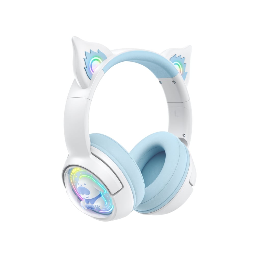 หูฟังเกมมิ่ง Onikuma KUKU Rabbit Tri-Mode White/Blue