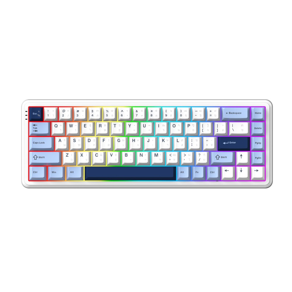 คีย์บอร์ดเกมมิ่ง Ajazz AK680 MAX HE HIFI Cloud High