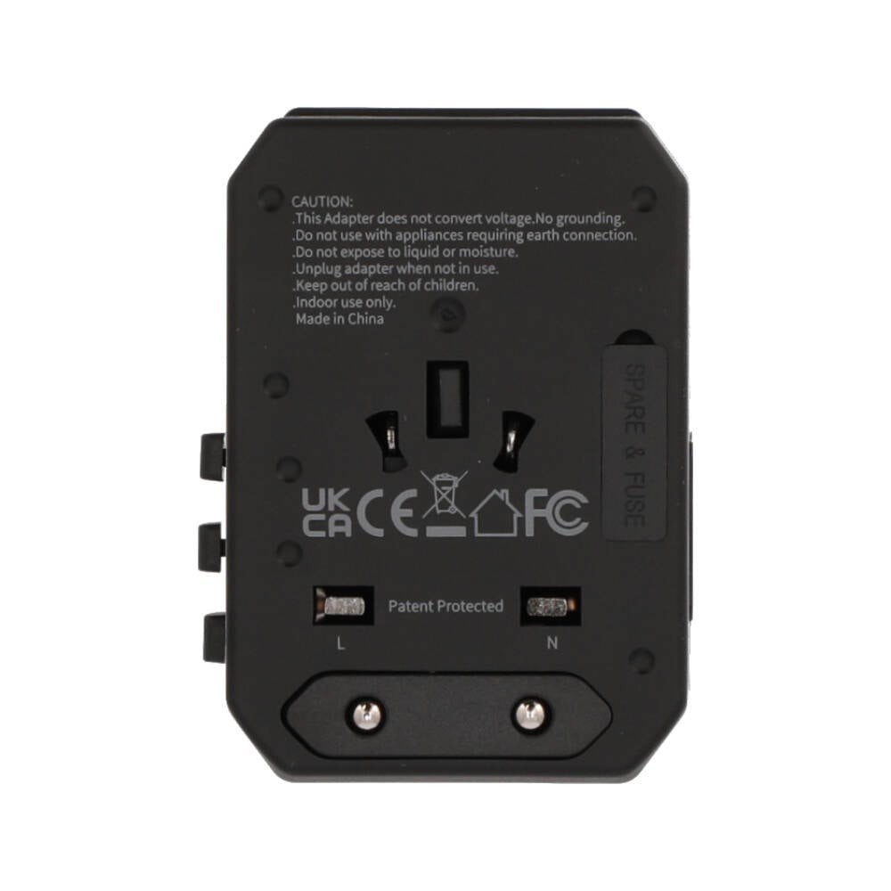 หัวแปลงปลั๊กไฟ Mcdodo Universal Travel Adapter (UK/US/EU/AU) 33W 1C+2A+1AC