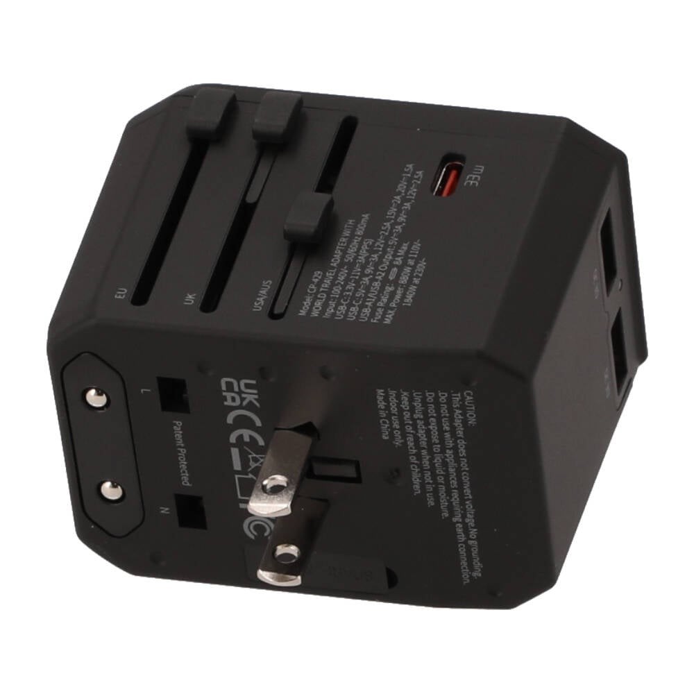 หัวแปลงปลั๊กไฟ Mcdodo Universal Travel Adapter (UK/US/EU/AU) 33W 1C+2A+1AC