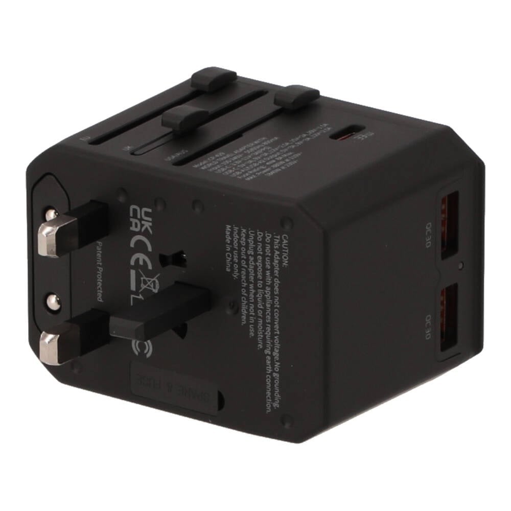 หัวแปลงปลั๊กไฟ Mcdodo Universal Travel Adapter (UK/US/EU/AU) 33W 1C+2A+1AC