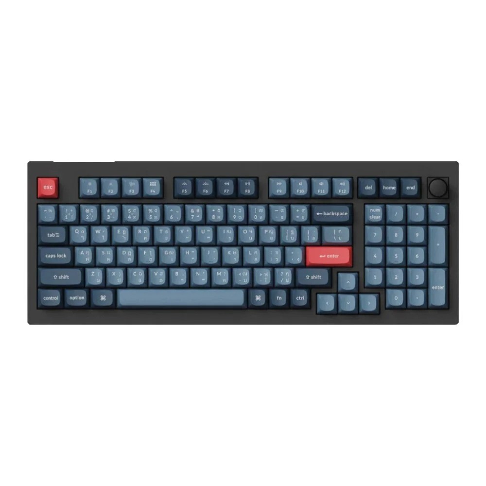 คีย์บอร์ดเกมมิ่ง Keychron V5 Max QMK/VIA Wireless Custom Mechanical Silent ( Red Switch ) - TH