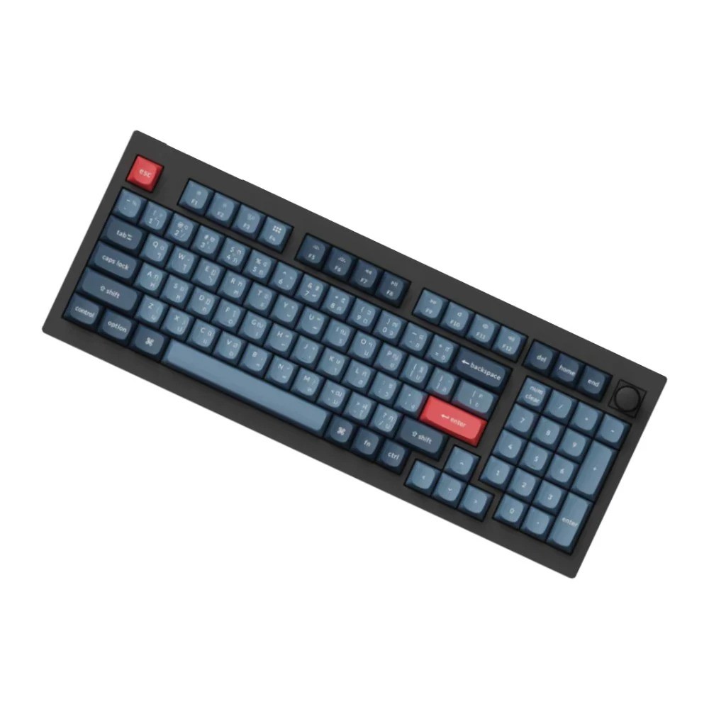 คีย์บอร์ดเกมมิ่ง Keychron V5 Max QMK/VIA Wireless Custom Mechanical Silent ( Red Switch ) - TH
