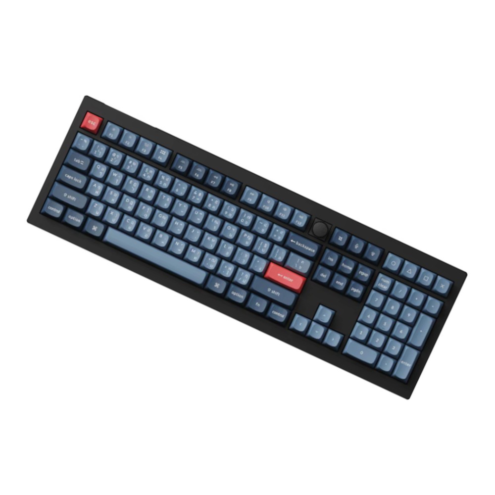 คีย์บอร์ดเกมมิ่ง Keychron V6 Max QMK/VIA Wireless Custom Mechanical Silent ( Brown Switch ) - TH