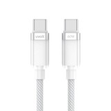 สายชาร์จ UVOLT USB-C to USB-C Cable DATA 60W 1.2M White (UVCC-01WH)