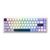 คีย์บอร์ดเกมมิ่ง Ajazz Gaming AK680Max HEHifi Tri-Mod RGB Cloud High - Magnetic Switch